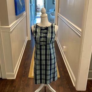 Talbots plaid almost new dress